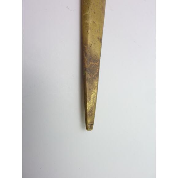 Vintage Brass Chinese Letter Opener Good Luck - Picture 3 of 4